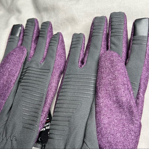 NWT Lululemon City Keeper Gloves L/XL Purple Black (HTGT) *Fleece Lined - Picture 8 of 16